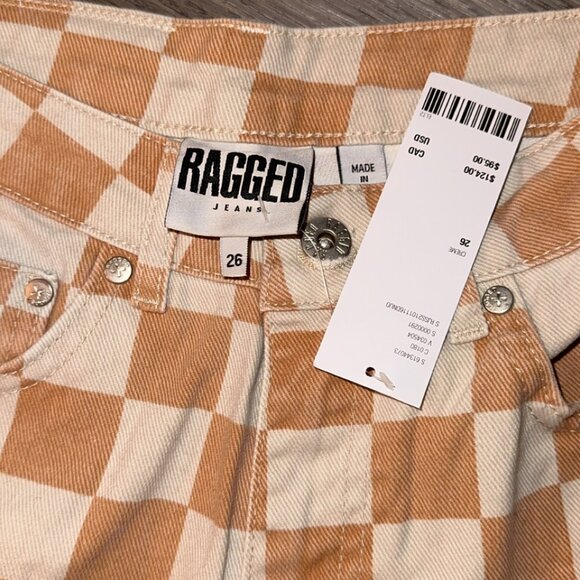 NWT Ragged Priest Checkered Jeans - Picture 5 of 6
